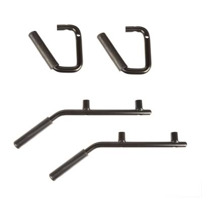 Rugged Ridge - ORV Suspension 13505.40 F/R Metal Grab Handles Steel Set for 07-18 Wrangler JK