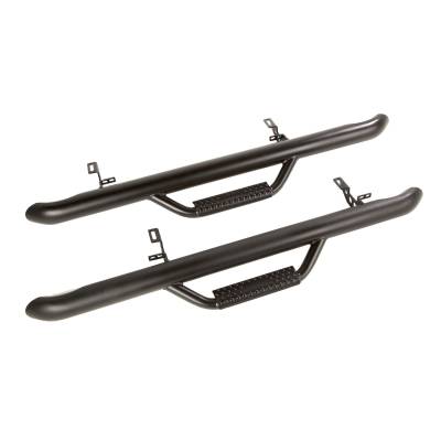 Rugged Ridge - Rugged Ridge 11596.05 Spartan Nerf Bar Kit Textured Black for 12-18 Wrangler JK