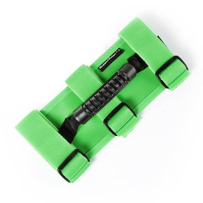 Rugged Ridge - Rugged Ridge 13505.05 Ultimate Grab Handle Kit Green 55-21 Jeep CJ/Wrangler 20-2
