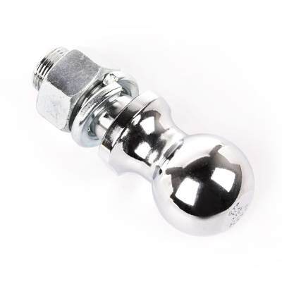Rugged Ridge - Rugged Ridge 11305.04 Trailer Hitch Ball 1-7/8" Ball 1" Diameter Shank Chrome