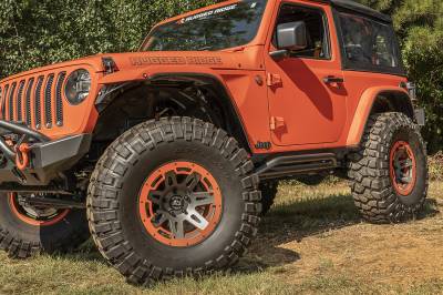 Rugged Ridge - Rugged Ridge 11504.37 RRC Rocker Guards 18-21 Jeep Wrangler JL 2DR