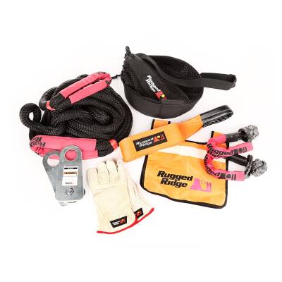 Rugged Ridge - Rugged Ridge 15104.29 Premium Recovery Kit Mesh Bag