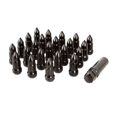 Rugged Ridge - Rugged Ridge 16715.25 Wheel Lug Nut 23 Piece 1/2x20 Bullet Style Black