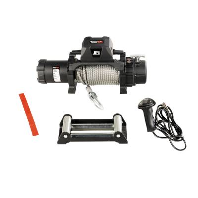Rugged Ridge - Rugged Ridge 15100.07 Trekker Winch 10000 LBS Cable IP68 Waterproof Wired Remote