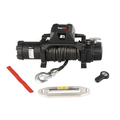 Rugged Ridge - Rugged Ridge 15100.08 Trekker Winch 10000 LBS Synthetic Rope IP68 Waterproof Wir