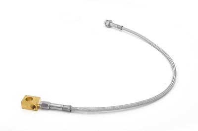 Rugged Ridge - Rugged Ridge 16735.05 Brake Hose Kit Rear Braided Stainless Steel 87-95 Jeep Wra