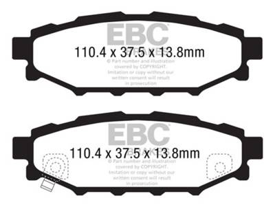 EBC Brakes - EBC Brakes S6KR1257 S6 Kits Bluestuff & GD Rotors