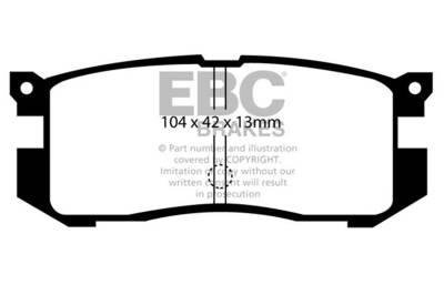 EBC Brakes - EBC Brakes UD400 Ultimax Brake Pads for 88-92 626 Probe