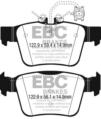 EBC Brakes - EBC Brakes DP22315 Greenstuff 2000 Series Sport Brake Pads