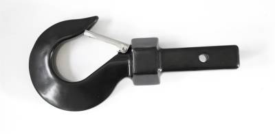 Monster Hooks - Monster Hooks MH-4 Black Hitch Hook Solid Forged Titanium Alloy 2" Receiver