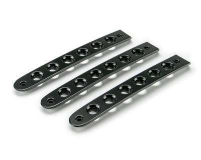 DV8 Offroad - DV8 D-JP-190015-BK-3 Black Door Handle Inserts for 07-18 Jeep Wrangler JK 2DR
