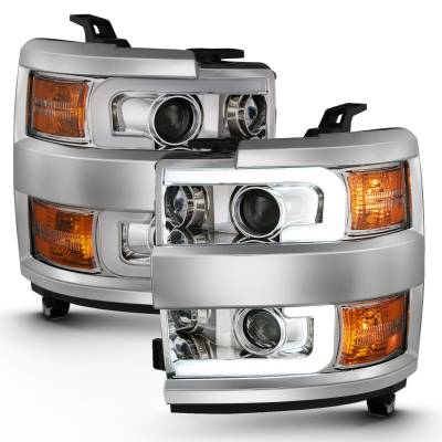 Anzo USA - Anzo USA 111360 Projector Headlight Set for Silverado 2500HD/3500HD