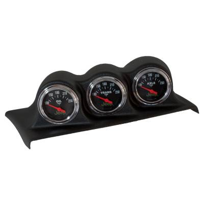 AutoMeter - AutoMeter 5380 Direct Fit Triple Dash Top 2-1/16" for 07-10 Jeep Wrangler JK