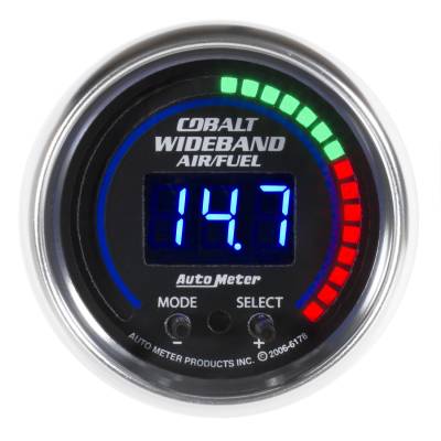 AutoMeter - AutoMeter 6197 Cobalt Wide Band Pro Plus Air/Fuel Ratio Gauge 6:1-20:1 2-1/16"