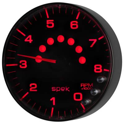 AutoMeter - AutoMeter P238328 In-Dash Tacho 5" 8KRPM Blk Dial/Blk Bezel/Flat Antiglare Lens