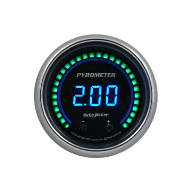 AutoMeter - AutoMeter 6744-CB Cobalt Elite Digital Two Channel Pyrometer 0-2000F 2-1/16"