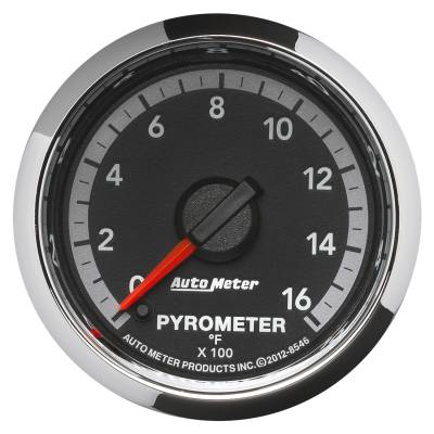 AutoMeter - AutoMeter 8546 Factory Pyrometer Gauge 0-1600F 2-1/16" for Gen 4 Dodge