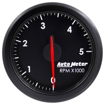 AutoMeter - AutoMeter 9198-T Air Core AirDrive Tachometer Black 0-5000RPM 2-1/16"