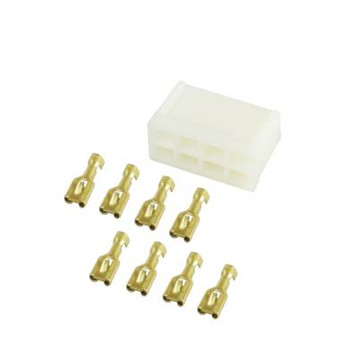 AutoMeter - AutoMeter 3299 8-Terminal Connector for Electric In-Dash Tach/Speedometer
