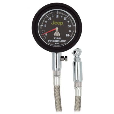 AutoMeter - AutoMeter 880805 Tire Pressure Gauge 0-60PSI for Jeep