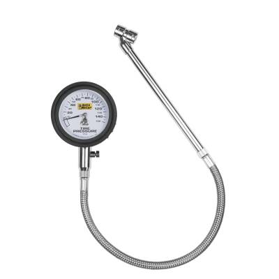 AutoMeter - AutoMeter 2165 Tire Pressure Gauge 0-150PSI HD Dual Foot