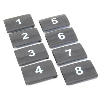 Design Engineering - Design Engineering 10849 Numbered Wire Marker Kit 1-8 Black