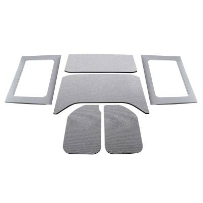 Design Engineering - Design Engineering 50291 Gray Finish Complete Headliner Kit for Wrangler JK 4DR