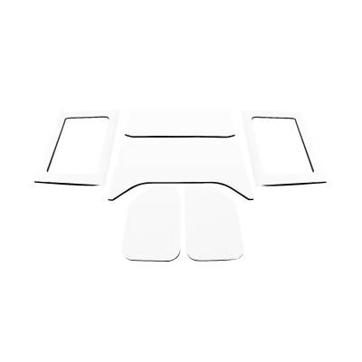 Design Engineering - Design Engineering 50292 White Finish Complete Headliner Kit for Wrangler JK 4DR