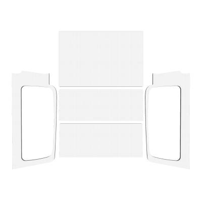 Design Engineering - Design Engineering 50602 White Complete Headliner Kit for 04-06 Jeep Wrangler LJ