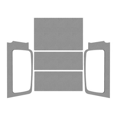 Design Engineering - Design Engineering 50605 Gray Leather Look Headliner Kit for 04-06 Wrangler LJ
