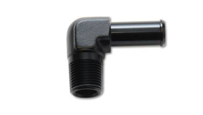 Vibrant Performance - Vibrant 11232 Male NPT To Hose Barb Adapter 90-DEG NPT Size 3/8" Hose Size 1/2"