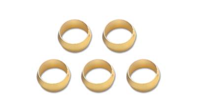Vibrant Performance - Vibrant 16464 Pack Of 5 Brass Olive Inserts Size 1/4"