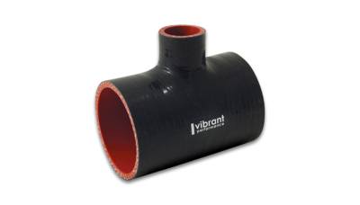 Vibrant Performance - Vibrant 19687 T-Hose Coupler Hose ID 2.25" Overall Length 4" Branch ID 1"