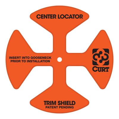 CURT - CURT 19253 Replacement Double Lock EZr Center Locator for 60611/60619