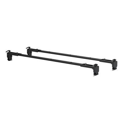 CURT - CURT 18122 Roof Rack Crossbar 2Pc for 18+ Jeep Wrangler JL/Gladiator JT