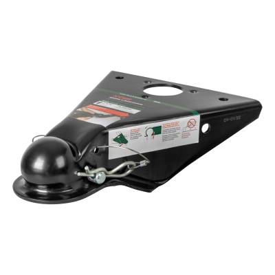CURT - CURT 25474 QuickPin No-Latch 2-5/16" A-Frame Trailer Coupler 14000 lbs