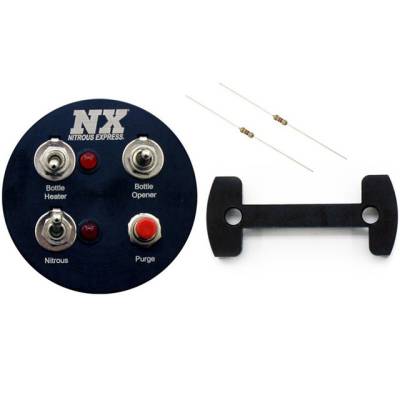 Nitrous Express - Nitrous Express 15792 Gauge Pod Switch Panel for 2-1/16" Gauge Pods
