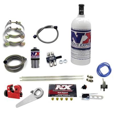 Nitrous Express - Nitrous Express 62000-2.5P Motorcycle 4-Cylinder Dry System-2.5LB Bottle