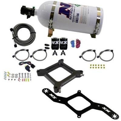 Nitrous Express - Nitrous Express 67040-10 4150 Assassin Plate Stage-6 50-300HP 10LB Bottle