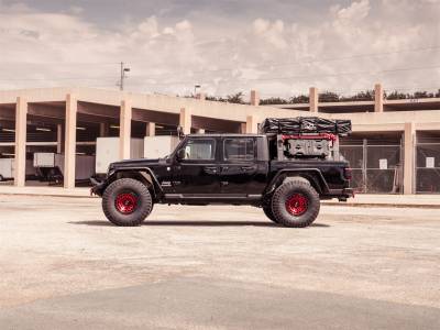 Road Armor - Road Armor 520AFR0B Stealth Fender Flare Body Armor for 20-26 Jeep Gladiator JT
