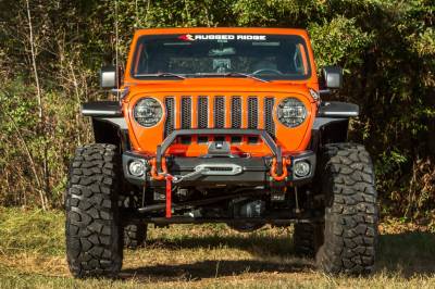 Rugged Ridge - Rugged Ridge 11549.07 Black Arcus Overrider Hoop for Jeep