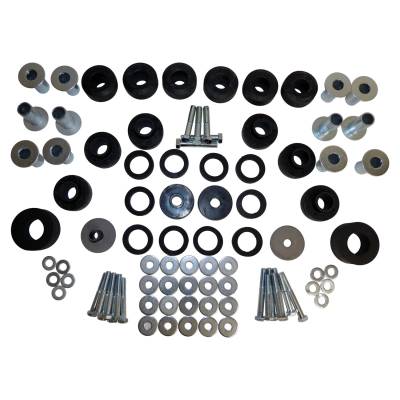 Crown Automotive Jeep Replacement - Crown Auto 5462446MK Body Mount Master Kit for 79-86 Jeep CJ5/CJ7/Scrambler