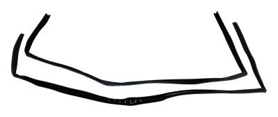 Crown Automotive Jeep Replacement - Crown Automotive 55395174K Door Glass Seal Kit for 97-06 Jeep Wrangler TJ