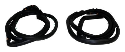 Crown Automotive Jeep Replacement - Crown Automotive 5017462K Door Weatherstrip Kit for 97-06 Jeep Wrangler TJ
