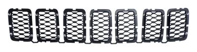Crown Automotive Jeep Replacement - Crown Automotive 68317863AA Grille Insert Set for 16-20 Jeep Grand Cherokee WK2