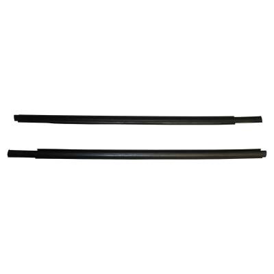 Crown Automotive Jeep Replacement - Crown Automotive 5074714K Door Glass Weatherstrip Set for 07-17 Jeep Compass