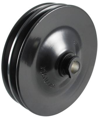 Borgeson - Borgeson 801001 Power Steering Pulley OEM GM Steel 2 Row Keyway