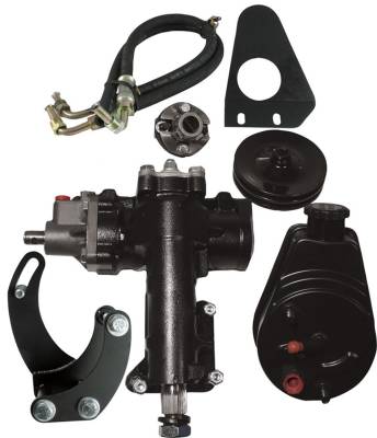 Borgeson - Borgeson 999006 1" Power Steering Conversion Kit for 55-57 Chevy Car