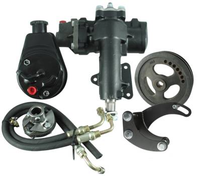 Borgeson - Borgeson 999016 Power Steering Conversion Kit for 63-65 Chevy Corvette