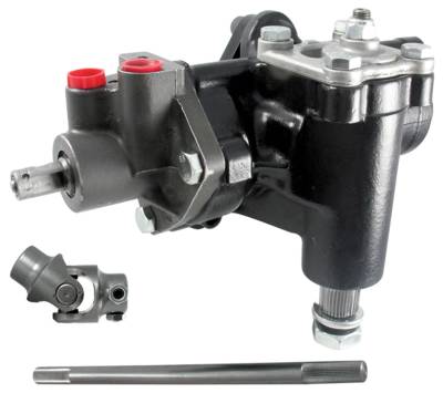 Borgeson - Borgeson 999015 Power Steering Conv Kit 58-64 Chevy Box U-Joint & Shaft Only